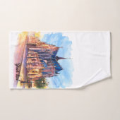 OEuvre d'aquarelle monographie pour voyageurs (Serviette à main)