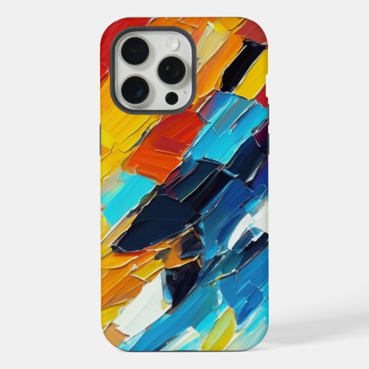 Œuvre d'art abstrait moderne (Verso)