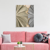 Œuvre d'art abstraite sur toile de luxe représenta (Insitu(Salon))
