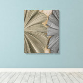 Œuvre d'art abstraite sur toile de luxe représenta (Insitu (Plancher de Bois))