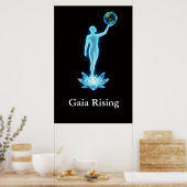 Œuvre d'art / Affiche Gaia Rising (Cuisine)