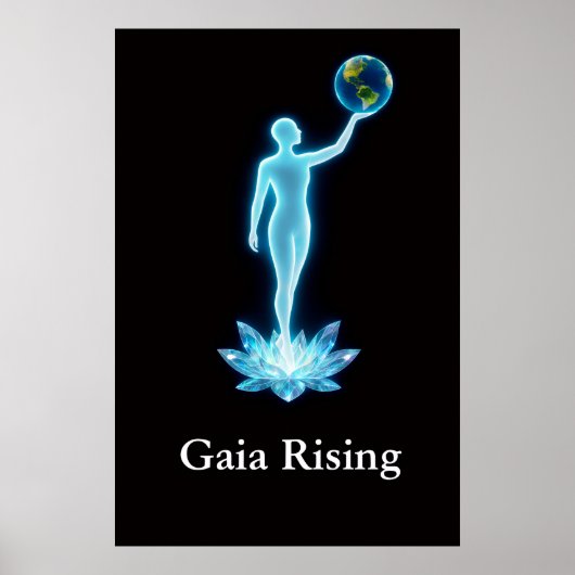 Œuvre d'art / Affiche Gaia Rising (Devant)