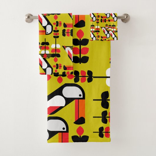 Œuvre d'art colorée de Toucan (En situation)