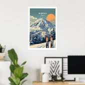 Œuvre d'art de Niseko pour le ski impression 1 (Bureau à domicile)