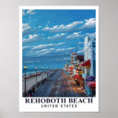 Œuvre d'art de Rehoboth Beach - Impression de la p (Devant)