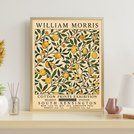 Œuvre d'art de William Morris | Impression florale