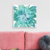 Œuvre d'art en toile de luxe Teal Bloom (Insitu(Salon))