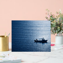 Œuvre d'art minimaliste sur l'océan Poissonnerie B