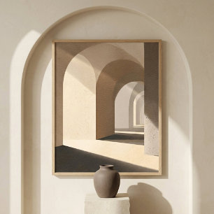 Œuvre d'art murale à arche neutre pour décoration