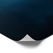 Œuvre d'art murale – Affiche unique de nuage et d' (Coin)