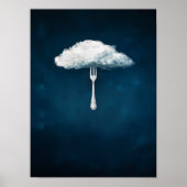 Œuvre d'art murale – Affiche unique de nuage et d' (Devant)