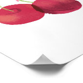 Œuvre d'art murale Cherry & Bow – Affiche 8x12 (Coin)