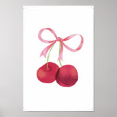 Œuvre d'art murale Cherry & Bow – Affiche 8x12 (Devant)