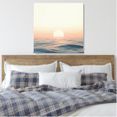 Œuvre d'art murale de coucher de soleil – Toile de (Insitu(Chambre))