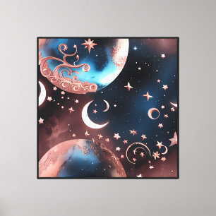 Œuvre d'art murale – Impression sur toile céleste
