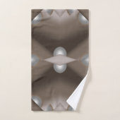 OEuvre d'art oculaire concentré à bec scié (Serviette à main)