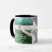 OEuvre d'art originale Noël Isaiah 9:6 Mug (Devant gauche)