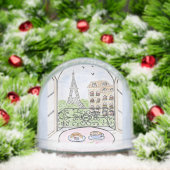 OEuvre d'art Whimsical Paris Eiffel Tower PEUT AJO (Noël)