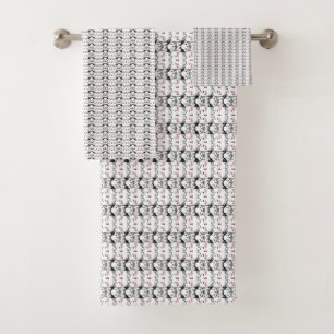 Oeuvre de chat   Motif de chat mignon Arrière - pl