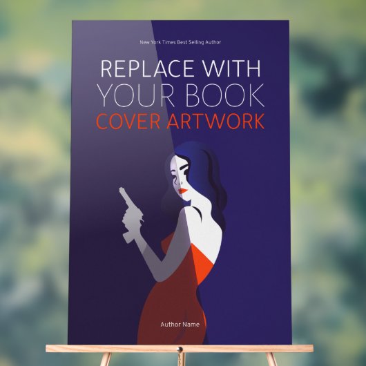 Oeuvre de couverture de livre | Auteur Easel promo (Neutre)