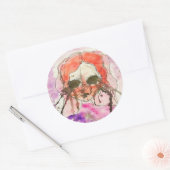 Oeuvre de Katie #2 - Sticker rond (Enveloppe)