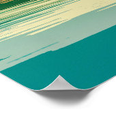 Oeuvre de pêche Sunrise Simple | Poster (Coin)