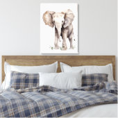 Oeuvre d'éléphant en toile (Insitu(Chambre))