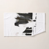 Oeuvre d'étalon blanc (Serviette à main)