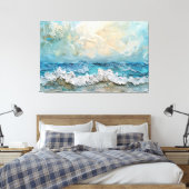 OEuvre d'Ocean moderne en toile étirée (Insitu(Chambre))