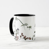 oeuvre florale tasse de fleurs japonaise (Devant gauche)