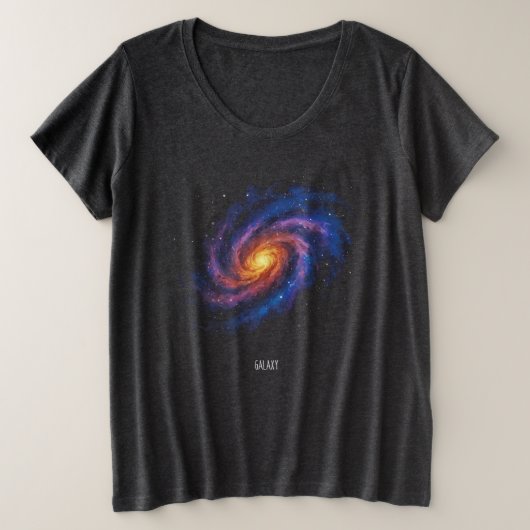 Oeuvre Galaxie - Illustration de l'espace spiral c (Design devant)