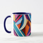 OEuvre géométrique Abstraite 1223 - Mug (Gauche)
