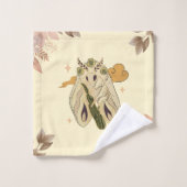 Oeuvre Graphique Mystique, Fae Moth Beige (Gant de toilette)