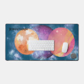 OEuvre moderne univers personnalisé arrière - plan (Clavier et souris)