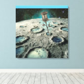 OEuvre murale en toile de RÉSILIENCE | m3gallerySt (Insitu (Plancher de Bois))