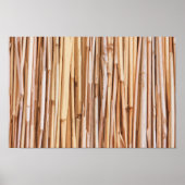 Oeuvre simple en bambou séché | Poster (Devant)