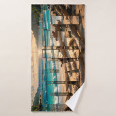 Œuvres d'art éditoriales de luxe côtier Drift (Serviette de bain)