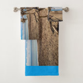 Oeuvres d'art sur Hokitika Beach, Nouvelle-Zélande (En situation)