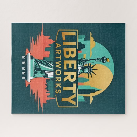 Oeuvres Liberty Skyline Puzzle (Horizontal)