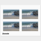 Oever Rechthoekige Sticker (Vel)