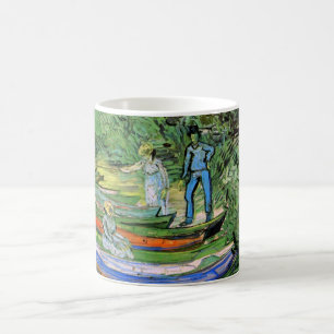 Oever van de Oise bij Auvers van Vincent van Gogh Koffiemok