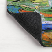 Oever van de Oise bij Auvers van Vincent van Gogh Muismat (Hoek)