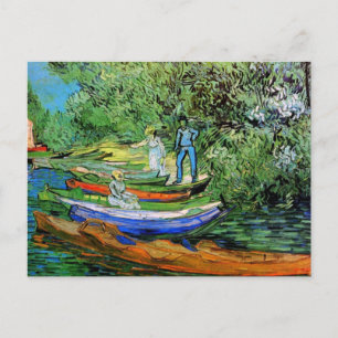 Oever van de Oise bij Auvers Vincent van Gogh Briefkaart