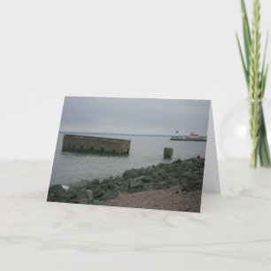 "Oever van Lake Superior" Verjaardagskaart Kaart