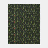 Oeverbiespatroon Fleece Deken (Voorkant)