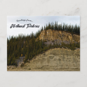 Oevers van de Mackenzie-rivier Northwest Territori Briefkaart