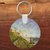 Oevers van de Seine, Pont de Clichy door Vincent v Sleutelhanger (Voorkant)