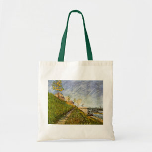 Oevers van de Seine, Pont de Clichy door Vincent v Tote Bag