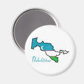 Oezbeekse magneet (Voorkant / Achterkant)