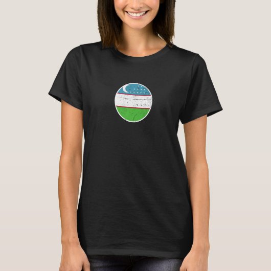 Oezbeekse vlag 1 t-shirt (Voorkant)